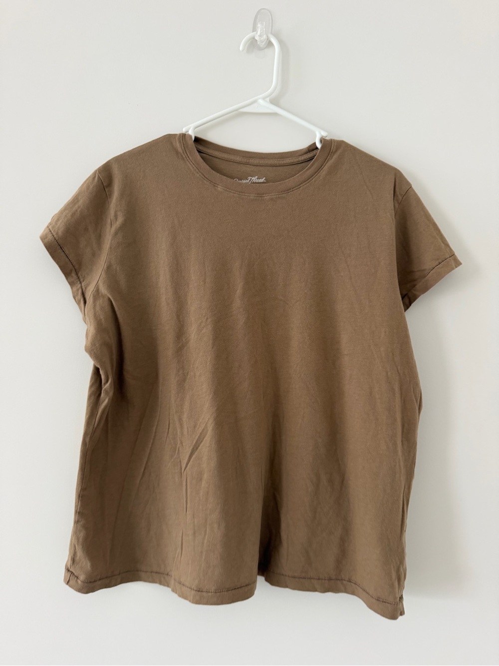 Universal Thread Brown Crewneck Short Sleeve T Shirt Women’s Large